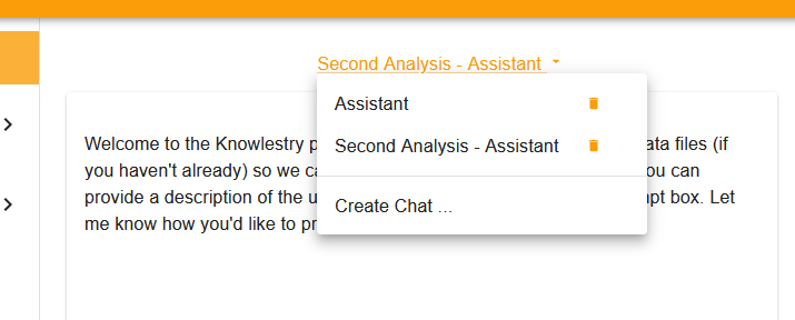 Assistant Chat Header